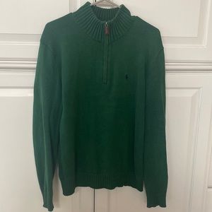 Green Ralph Lauren Quarter Zip